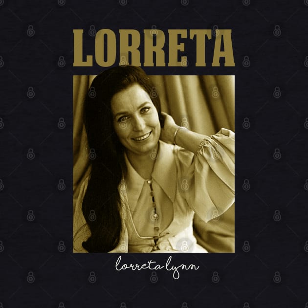 loretta lynn vintage by xalauras studio